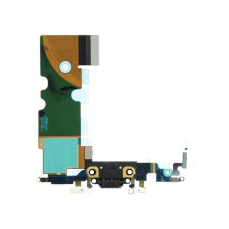 Nappe connecteur de charge Lightning Noir de l'iPhone 8 - Compatible