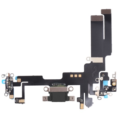 Nappe du connecteur de charge de l'iPhone 14 Noir Compatible