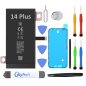 Batterie Premium de Remplacement pour iPhone 14 Plus - 4325mAh avec outils