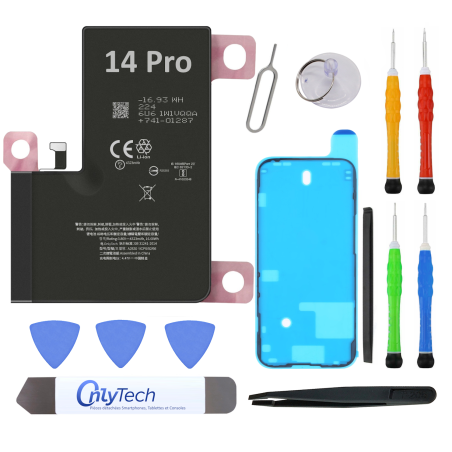 Batterie pour iPhone 14 Pro - Qualité Originale Avec Kit Outils