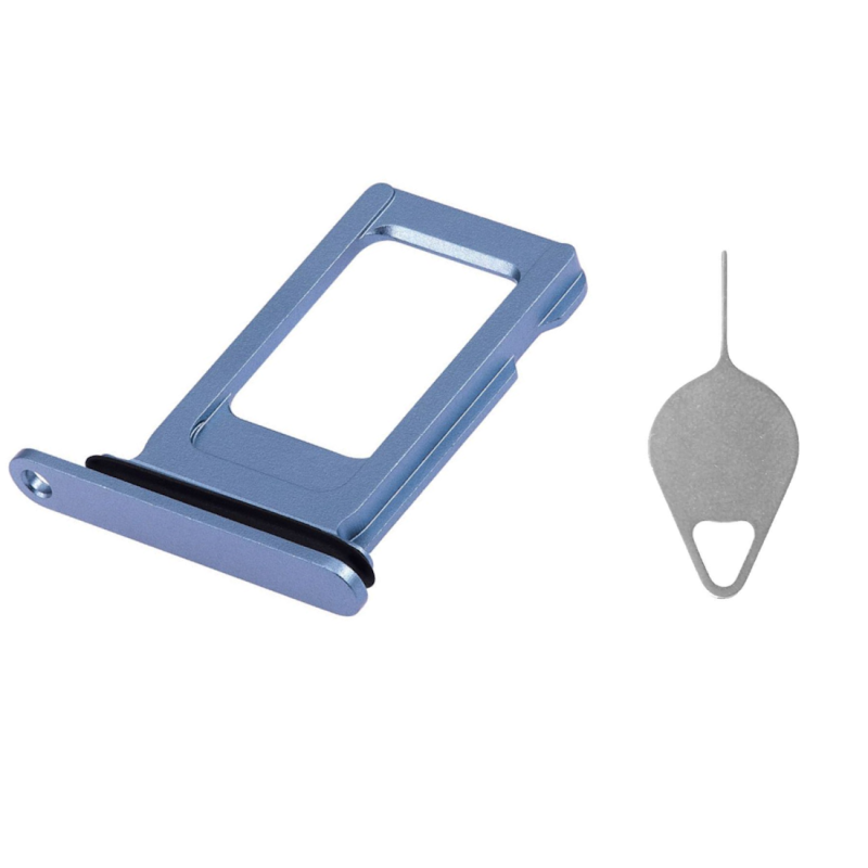 Tiroir de la carte Sim de l'iPhone 14 Bleu Tiroir de la carte Sim de l'iPhone 14 Bleu