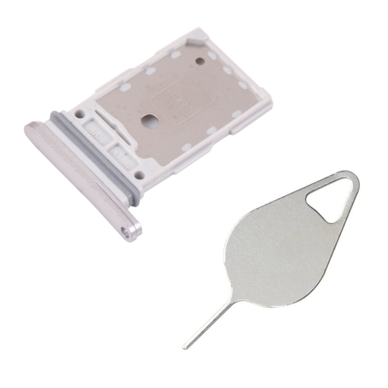 Tiroir de la carte double Sim du Samsung Galaxy Z Fold 3 Argent Tiroir de la carte double Sim du Samsung Galaxy Z Fold 3 Argent