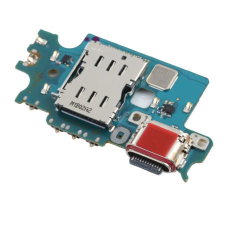 Circuit connecteur de charge et lecteur SIM du Samsung Galaxy S22 Plus SM-S906U