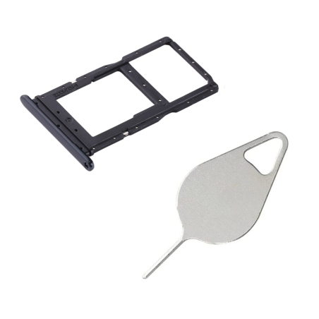 Tiroir de carte SIM Noir du Huawei Enjoy 10 Plus