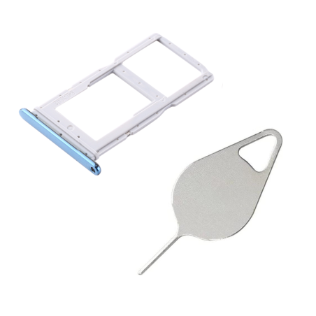 Tiroir de carte SIM du Huawei Enjoy 10 Plus Bleu Clair