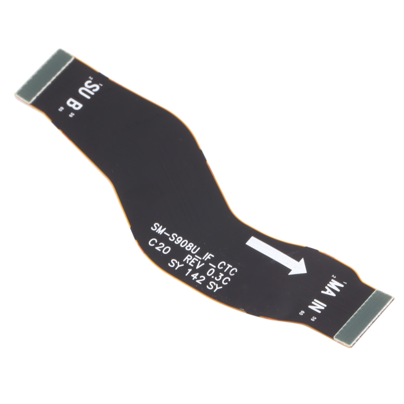 Nappe reliant la carte mère au connecteur de charge du Samsung Galaxy S22 Ultra Nappe reliant la carte mère au connecteur de charge du Samsung Galaxy S22 Ultra