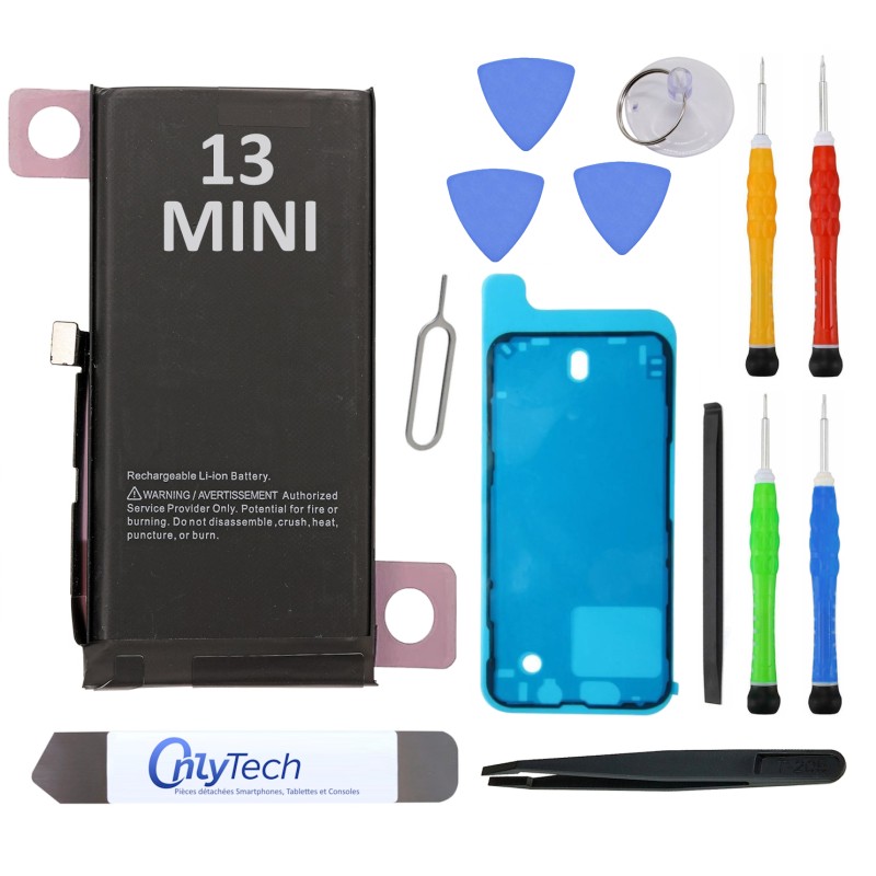Batterie pour iPhone 13 Mini - Qualité Originale Avec Kit Outils Batterie pour iPhone 13 Mini - Qualité Originale Avec Kit Outils