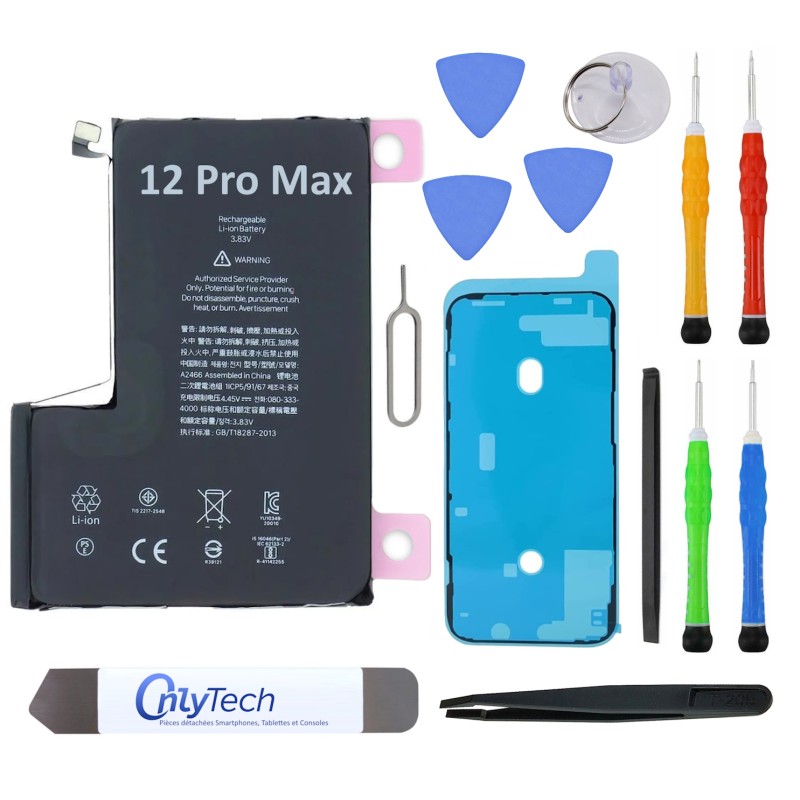 Batterie pour iPhone 12 Pro Max - Qualité Originale Avec Kit Outils Batterie pour iPhone 12 Pro Max - Qualité Originale Avec Kit Outils