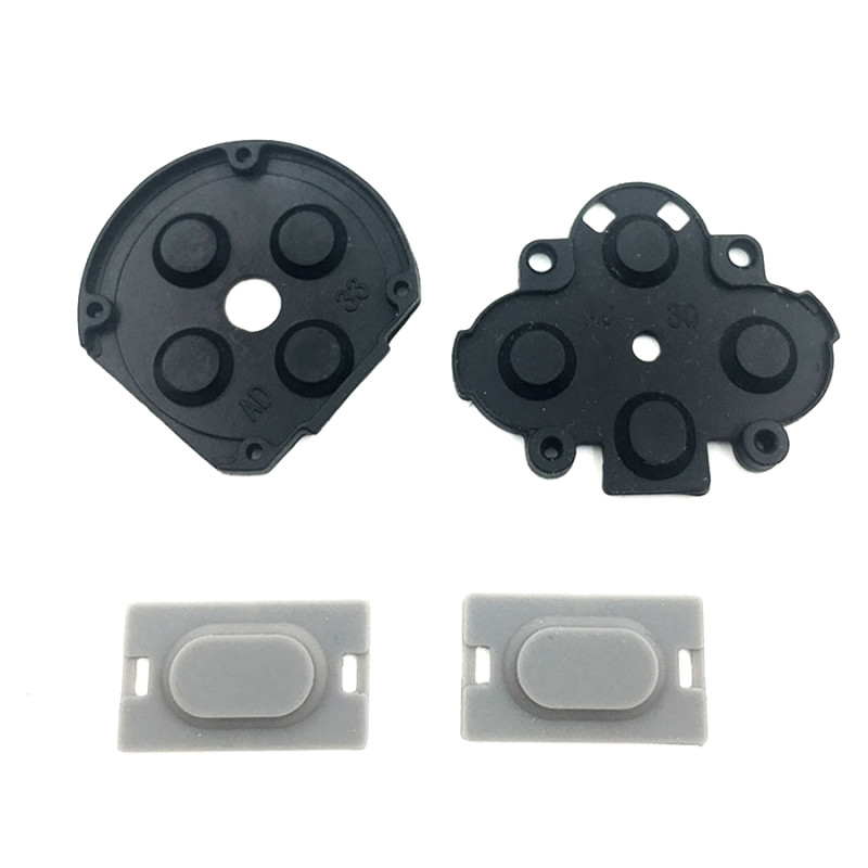 Set des 4 caoutchoucs de contact des touches de la PSP 1000 (Fat) Set des 4 caoutchoucs de contact des touches de la PSP 1000 (Fat)