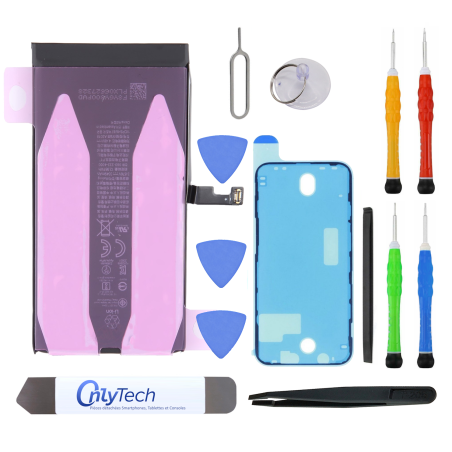 Batterie pour iPhone 15 - Qualité Originale - Avec kit outils et adhésif écran