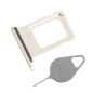 Tiroir de Carte SIM Jaune de l'iPhone 15 / 15 Plus – Outil d'Extraction Offert