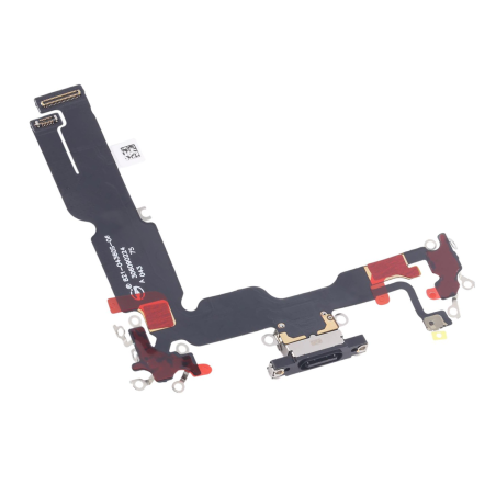 Nappe Connecteur de Charge Noir de l’iPhone 15 Plus