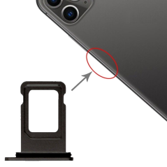 Tiroir de la carte sim de l'iPhone 11 Noir