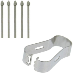 Lot de 5 pointes de rechange S Pen pour Samsung Galaxy S21 Ultra - Blanc