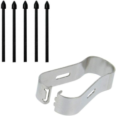 Lot de 5 pointes de rechange S Pen pour Samsung Galaxy S21 Ultra - Noir