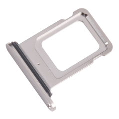 Tiroir SIM de l’iPhone 15 Pro / 15 Pro Max – Titane Blanc + Outil