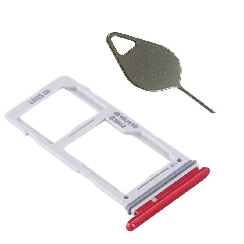 Tiroir de carte SIM Rouge du Samsung Galaxy S10E