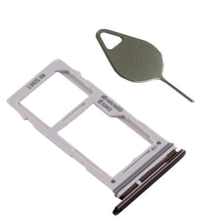 Tiroir de carte SIM Noir du Samsung Galaxy S10E