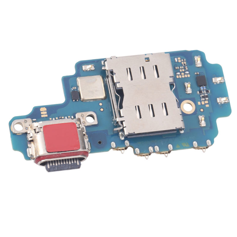 Circuit connecteur de charge et lecteur SIM du Samsung Galaxy S23 Ultra SM-S918B