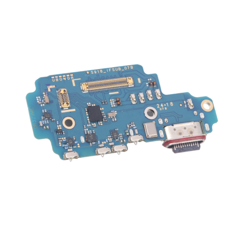 Circuit connecteur de charge et lecteur SIM du Samsung Galaxy S23 Ultra SM-S918B