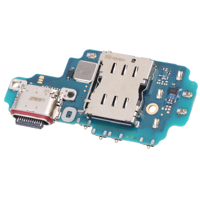 Circuit connecteur de charge et lecteur SIM du Samsung Galaxy S23 Ultra SM-S918U
