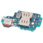 Circuit connecteur de charge et lecteur SIM du Samsung Galaxy S23 Ultra SM-S918U