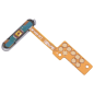 Nappe Power avec Lecteur d’Empreinte du Samsung Galaxy Tab S9 FE Gris