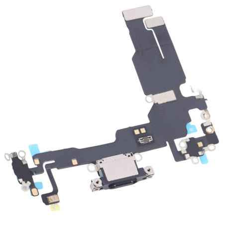 Nappe connecteur de charge USB-C Noir de l'iPhone 15