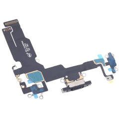 Nappe connecteur de charge USB-C Noir de l'iPhone 15