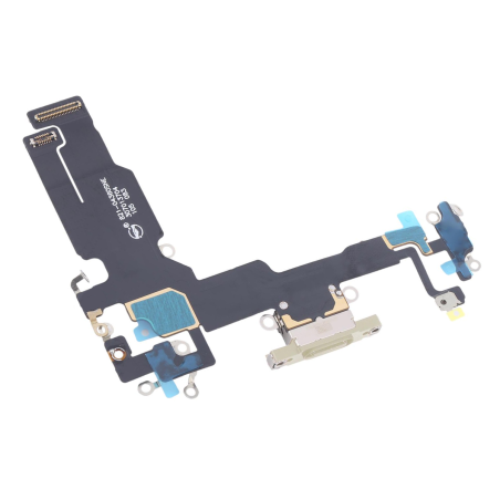Nappe connecteur de charge USB-C Jaune de l'iPhone 15