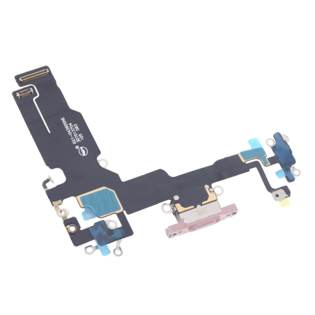 Nappe connecteur de charge USB-C Rose de l'iPhone 15