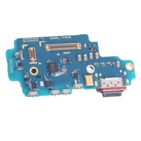 Circuit connecteur de charge et lecteur SIM du Samsung Galaxy S24 Ultra SM-S928B