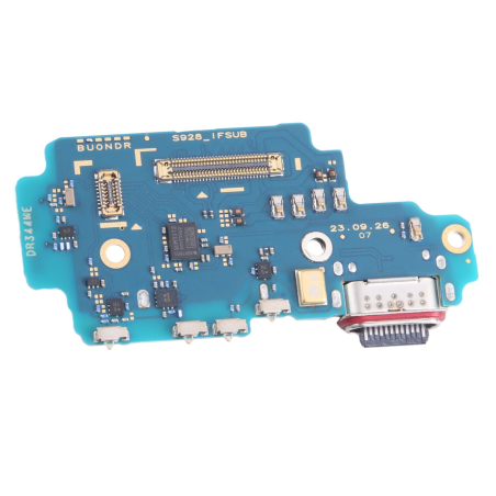 Circuit connecteur de charge et lecteur SIM du Samsung Galaxy S24 Ultra SM-S928U
