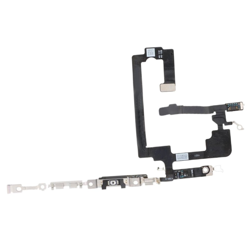 Nappe Power et micro secondaire de l'iPhone 15 Plus Nappe Power et micro secondaire de l'iPhone 15 Plus