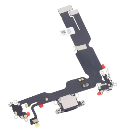 Nappe connecteur de charge USB-C Noir de l'iPhone 15 Plus