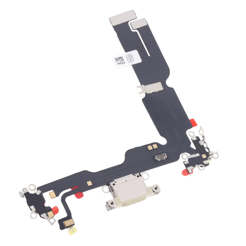 Nappe connecteur de charge USB-C Jaune de l'iPhone 15 Plus Nappe connecteur de charge USB-C Jaune de l'iPhone 15 Plus