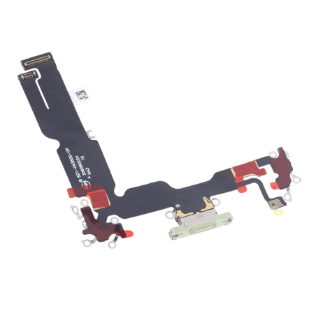 Nappe connecteur de charge USB-C Vert de l'iPhone 15 Plus