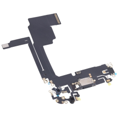 Nappe connecteur de charge USB-C Titane Noir de l'iPhone 15 Pro