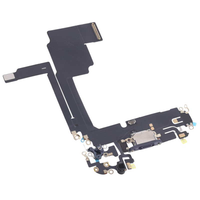 Nappe connecteur de charge USB-C Titane Bleu de l'iPhone 15 Pro