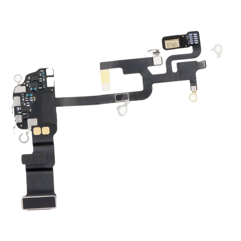 Nappe antenne WiFi et micro secondaire de l'iPhone 15 Pro