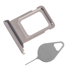 Tiroir de carte SIM Titane Naturel de l'iPhone 15 Pro / 15 Pro Max