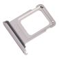 Tiroir de carte SIM Titane Blanc de l'iPhone 15 Pro / 15 Pro Max