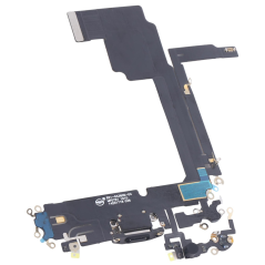 Nappe connecteur de charge USB-C Titane Noir de l'iPhone 15 Pro Max