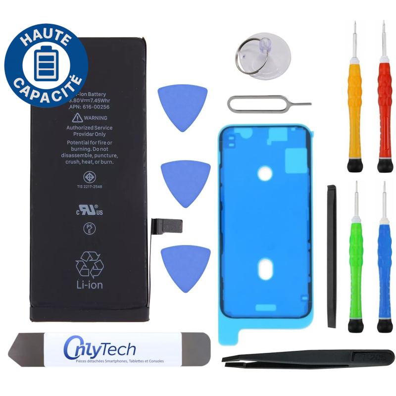 Kit Batterie pour iPhone 7 - Haute Capacité 2200mAh Kit Batterie pour iPhone 7 - Haute Capacité 2200mAh
