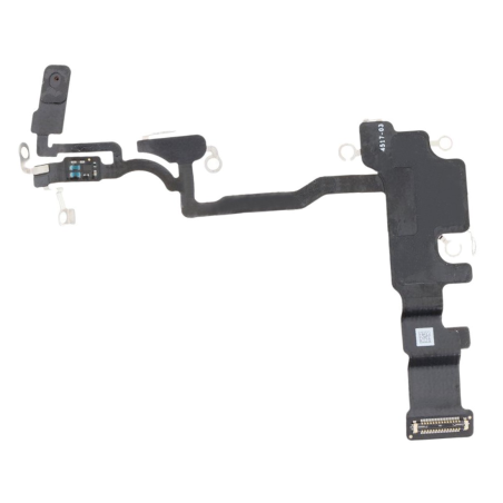 Nappe antenne WiFi et micro secondaire de l'iPhone 15 Pro Max
