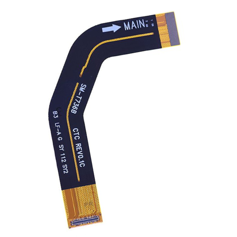 Nappe reliant la carte mère au connecteur de charge du Samsung Galaxy Tab S9FE Plus