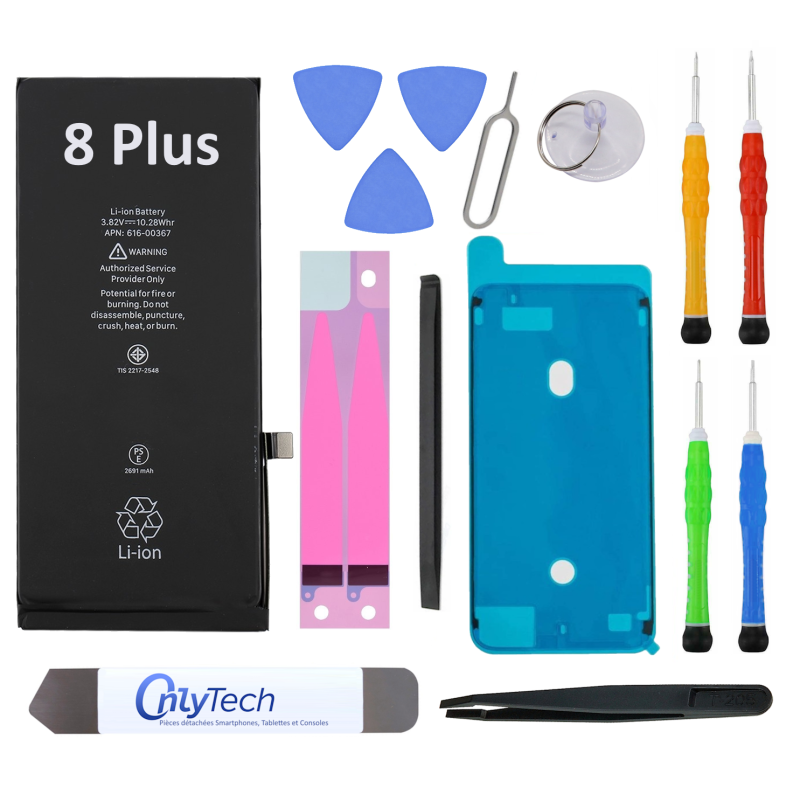 Batterie pour iPhone 8 Plus - Qualité Originale - Avec outils