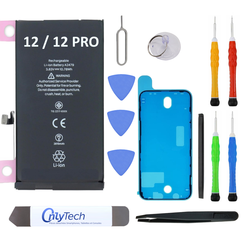 Batterie pour iPhone 12 et 12 Pro - Qualité Originale - Avec outils