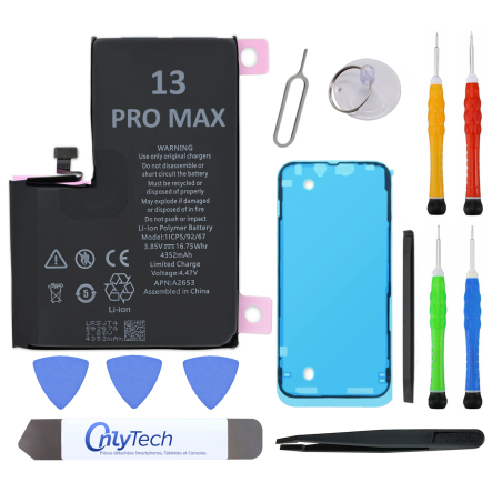 Batterie pour iPhone 13 Pro Max - Qualité Originale - Avec outils