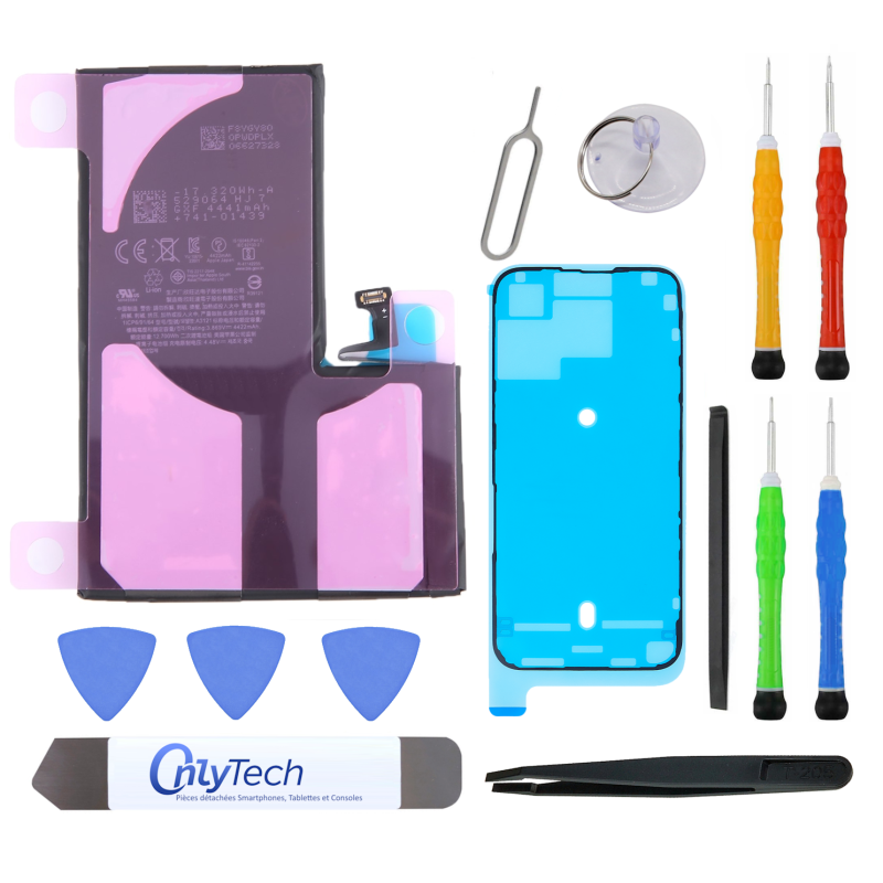 Batterie pour iPhone 15 Pro Max - Qualité Originale - Avec outils